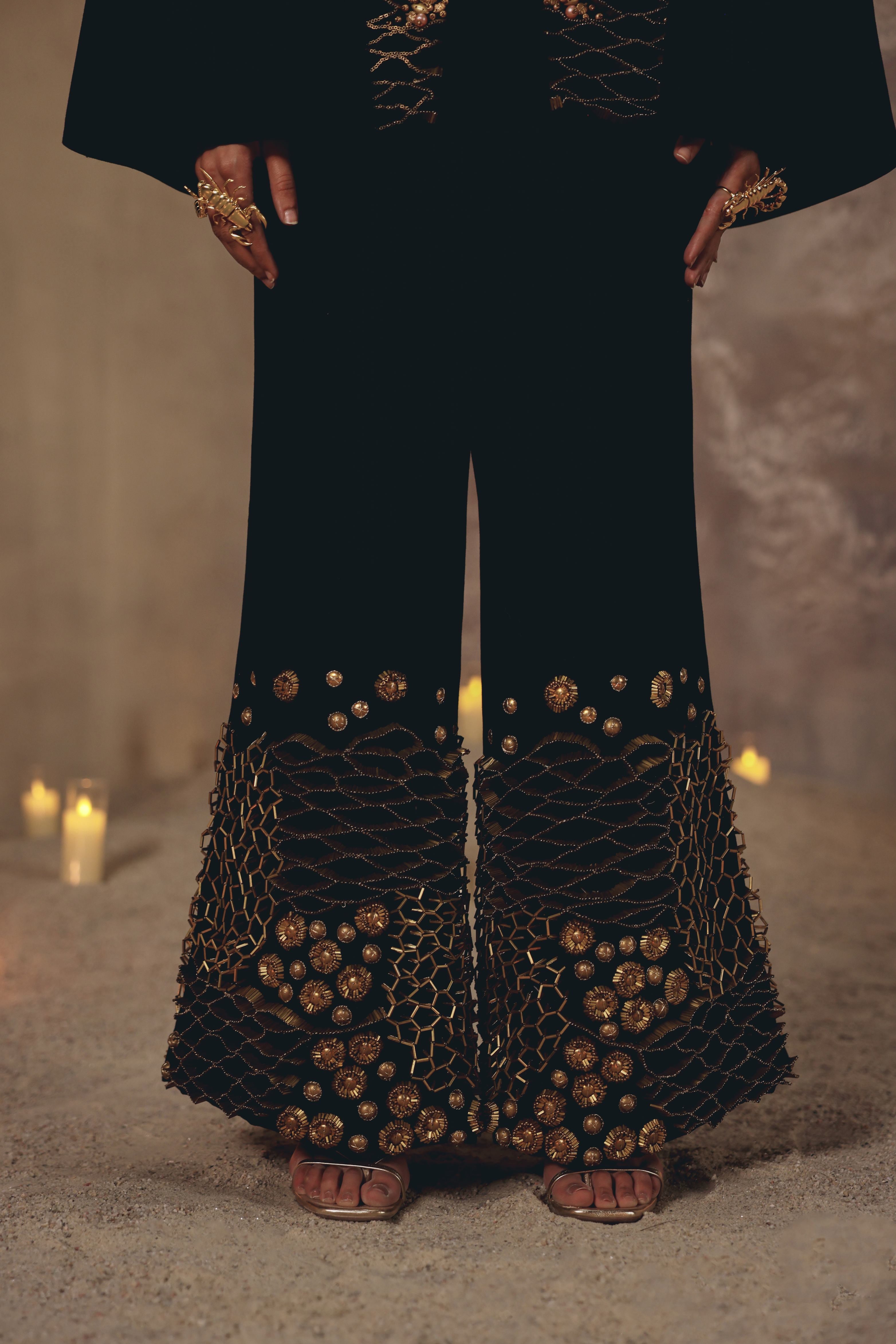 The Noir Regal Blazer Set