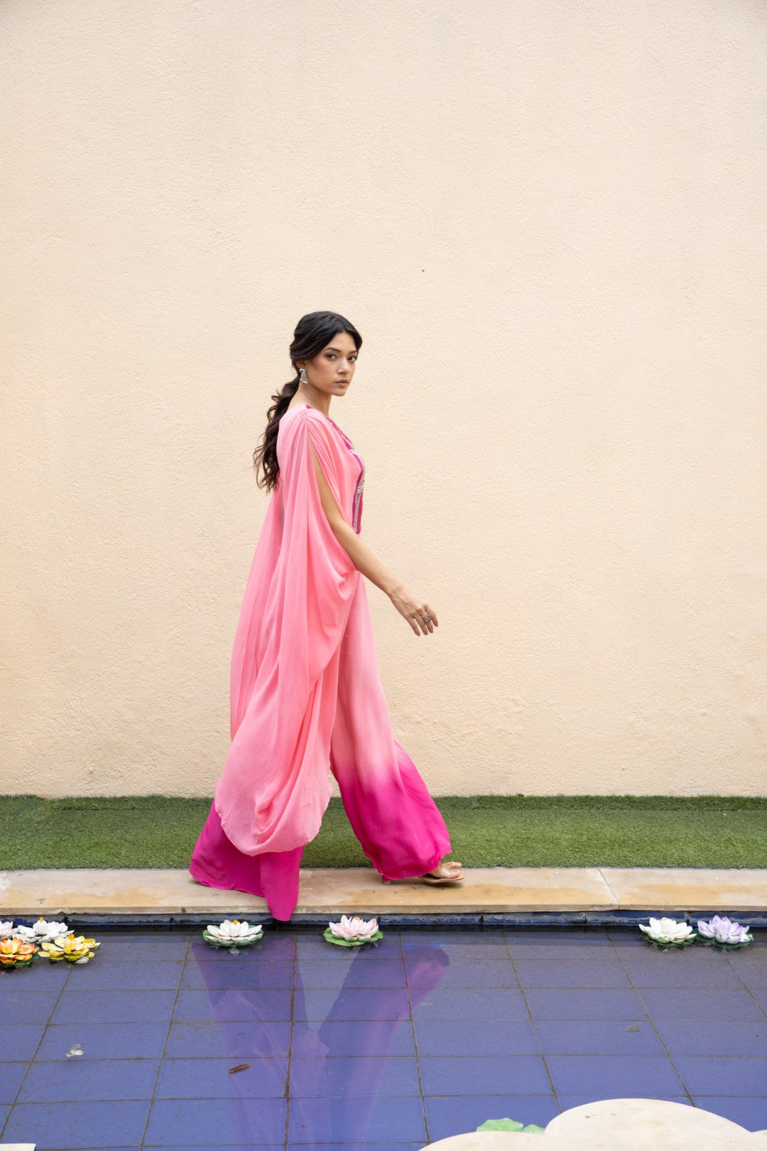 Pink ombré jumpsuit