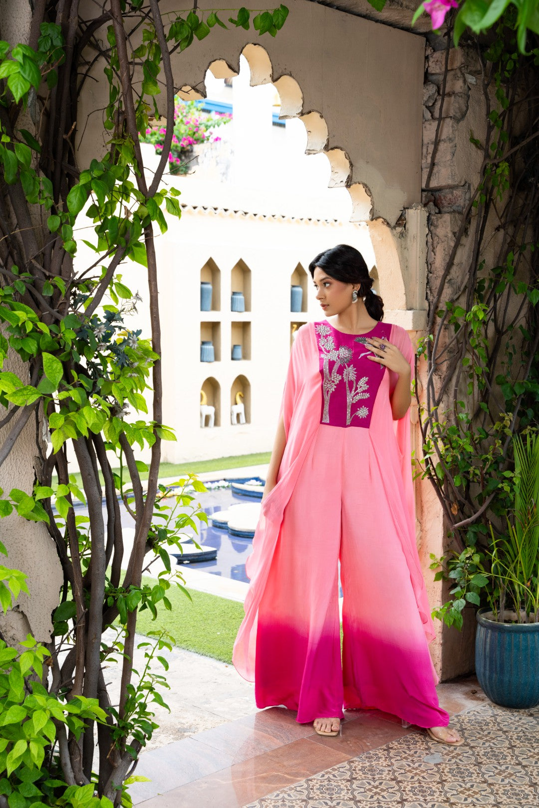 Pink ombré jumpsuit