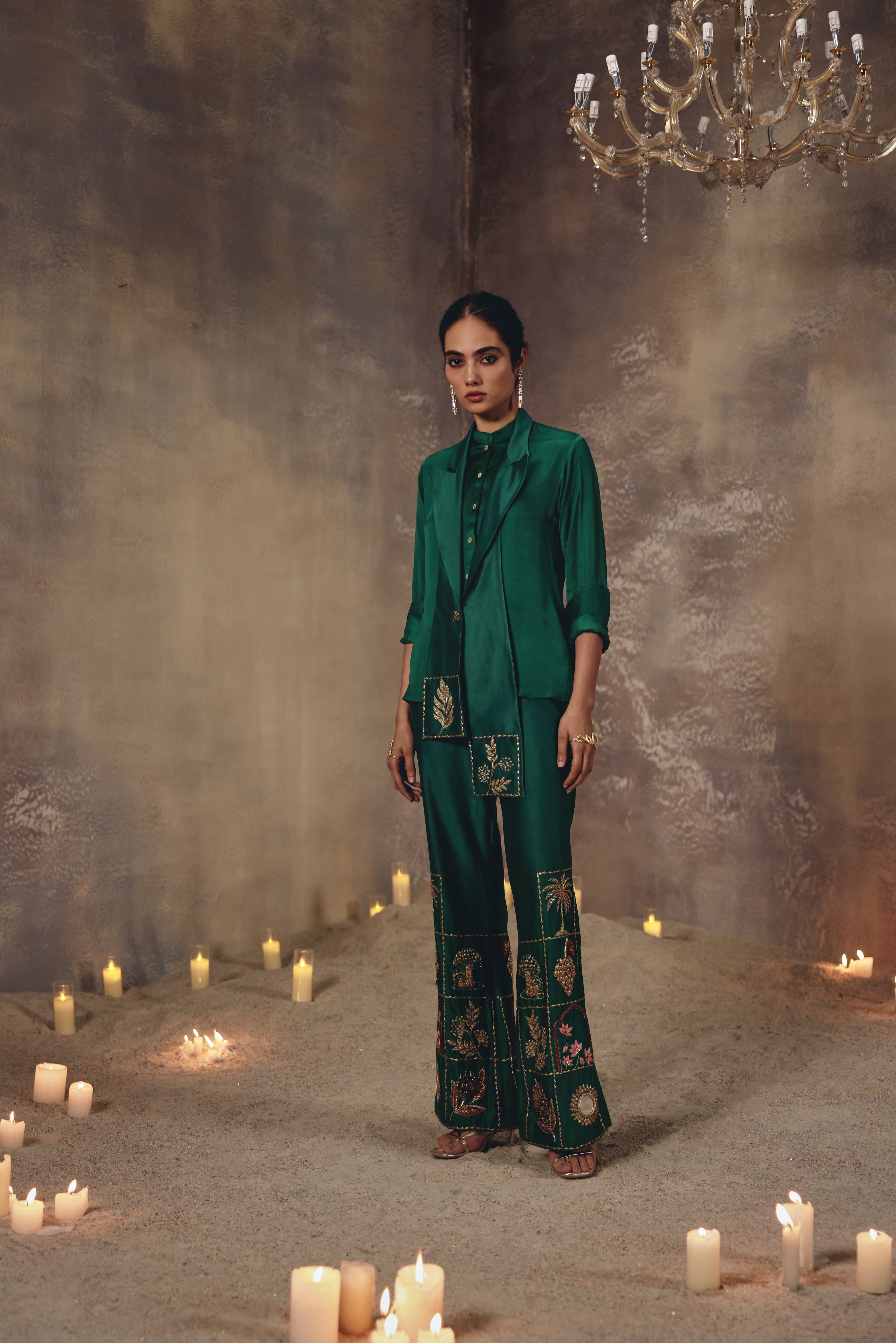 Emerald Botanica Co-ord Set