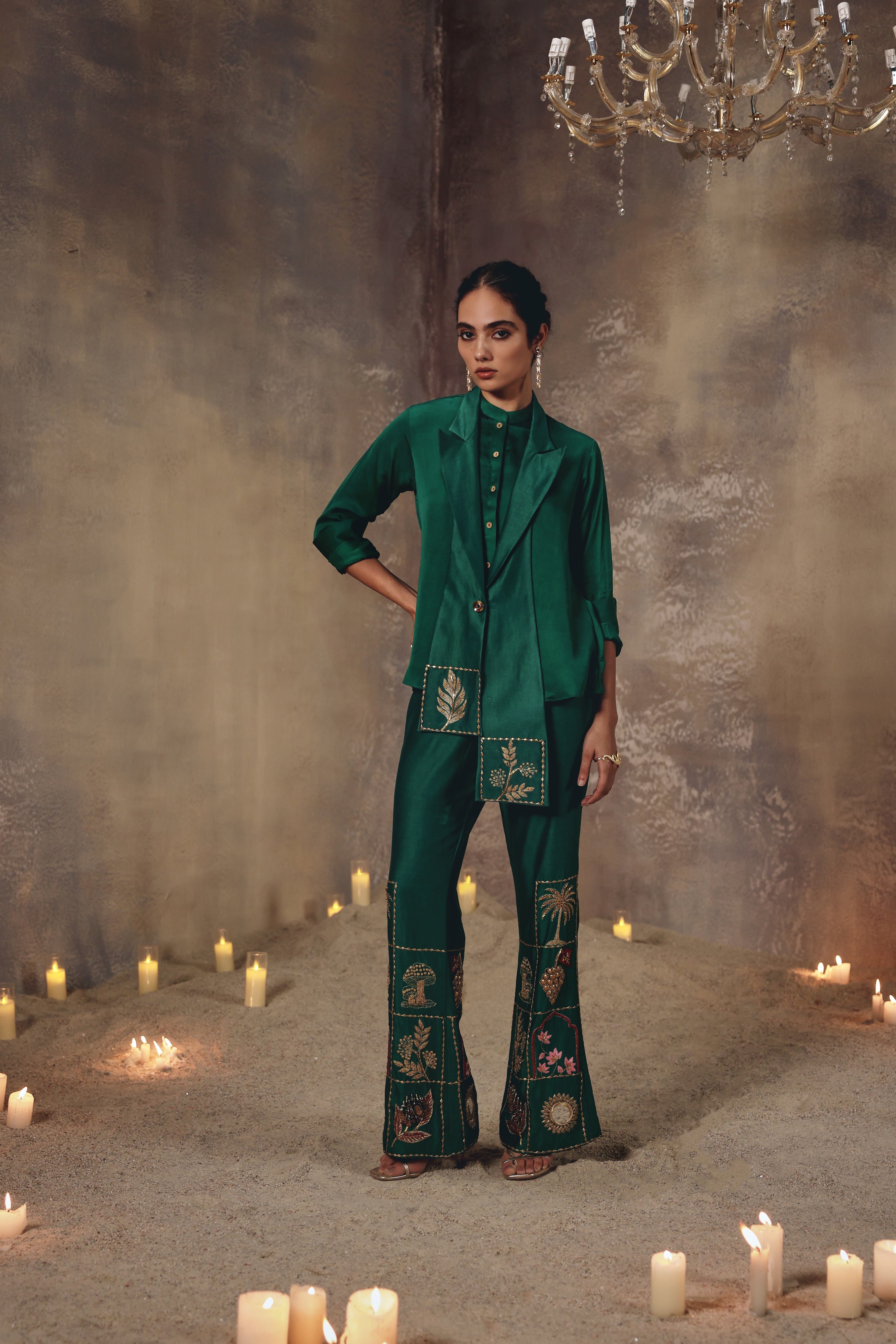 Emerald Botanica Co-ord Set