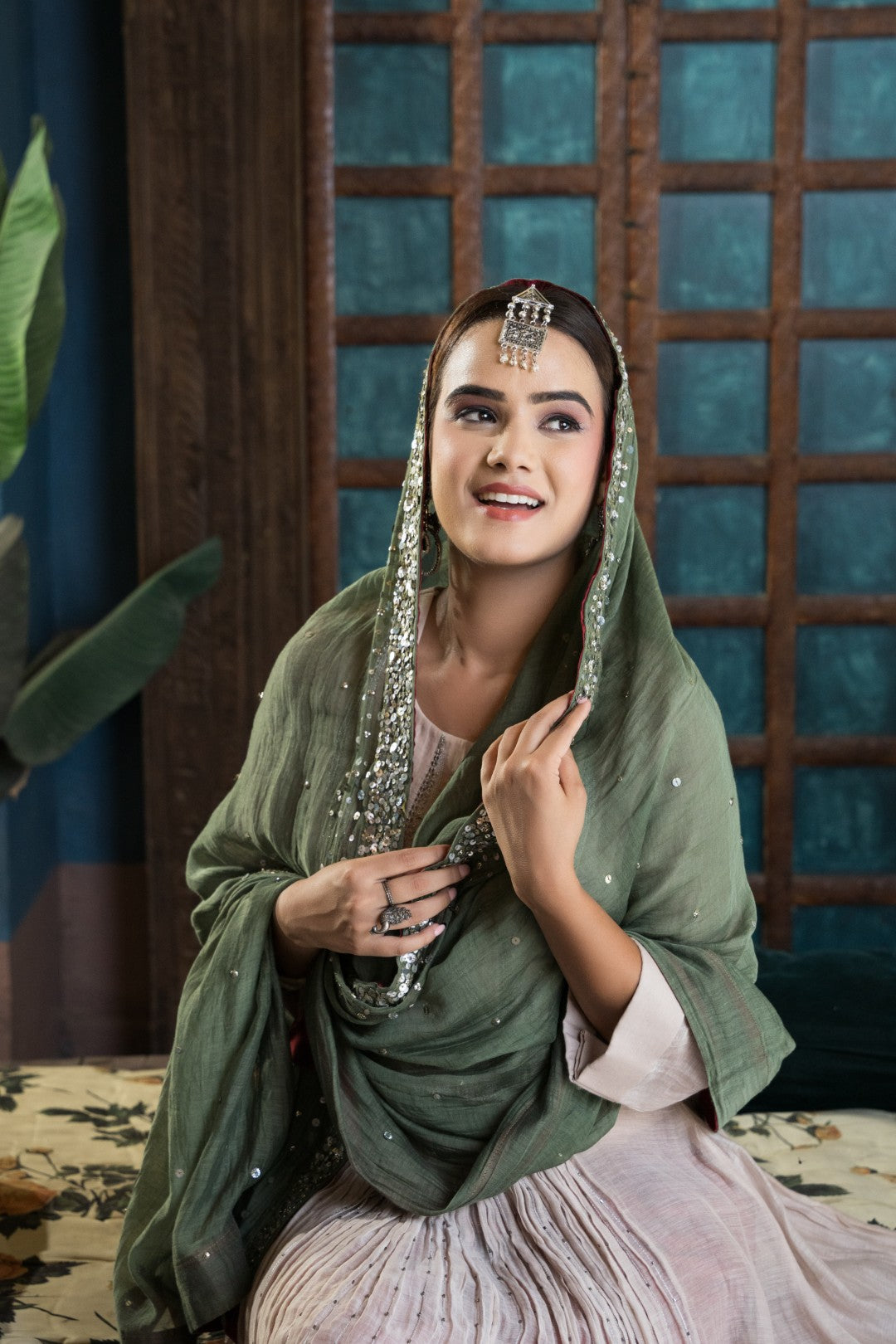 Beige Bliss Anarkali Set